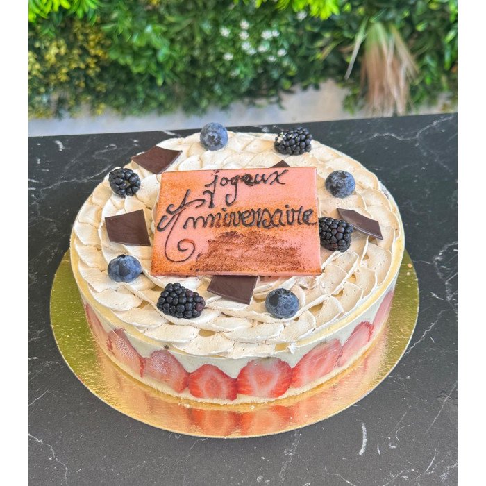 Fraisier (8parts) à commander à l’avance